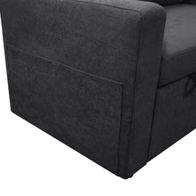 Load image into Gallery viewer, Amy 3 Seater Sofa Bed with Storage - Dark Grey