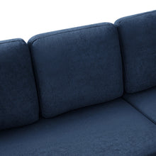 Load image into Gallery viewer, Amy 3 Seater Sofa Bed with Storage - Blue