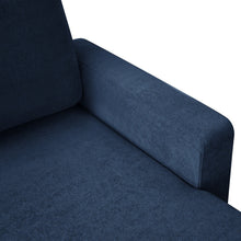 Load image into Gallery viewer, Amy 3 Seater Sofa Bed with Storage - Blue