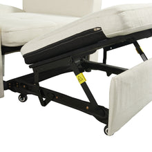 Load image into Gallery viewer, Mist 1 Seater Sofa Bed With Cup Holder And Side Tray - Cream