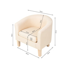 Load image into Gallery viewer, Ryan Linen Armchair - Beige