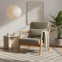 Load image into Gallery viewer, Taru Velvet Armchair - Grey
