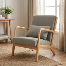 Load image into Gallery viewer, Taru Velvet Armchair - Grey