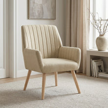 Load image into Gallery viewer, Niva Linen Armchair - Linen Beige