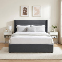 Load image into Gallery viewer, Oasis Queen Gas Lift Bed Frame - Dark Grey