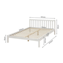 Load image into Gallery viewer, Baker Queen Wooden Bed Frame - White