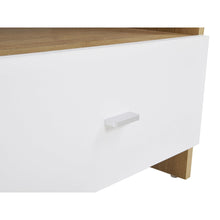 Load image into Gallery viewer, Makalu Wooden Bedside Table Nightstand - Oak