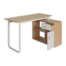 Load image into Gallery viewer, Yates 120cm Computer Desk with Right Cabinet - Oak