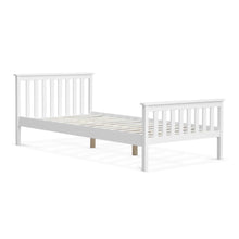 Load image into Gallery viewer, Andes King Single Wooden Bed Frame - White