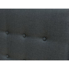 Load image into Gallery viewer, Susan King Single Fabric Upholstered Headboard - Charcoal