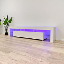 Load image into Gallery viewer, Arvada 2m LED Entertainment Unit - White