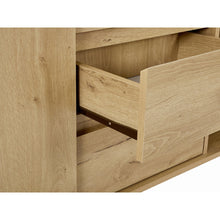 Load image into Gallery viewer, Frohna Sideboard Buffet Table with 3 Drawers - Oak