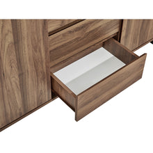 Load image into Gallery viewer, Frohna Sideboard Buffet Table with 3 Drawers - Walnut