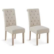 Load image into Gallery viewer, Zoey Upholstered Dining Chair - Set of 2 - Beige
