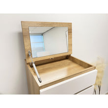 Load image into Gallery viewer, Harris 6 Drawer Tallboy with Mirror - Oak + White