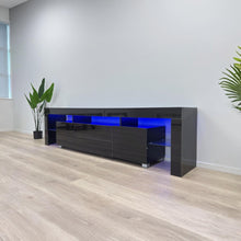 Load image into Gallery viewer, Micco 2m LED Entertainment Unit - Black