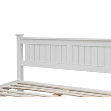 Load image into Gallery viewer, Davraz Queen Wooden Bed Frame - White