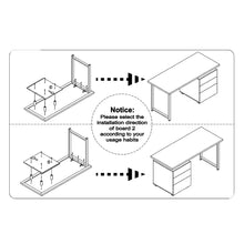 Load image into Gallery viewer, Karter Computer Desk with Drawers - White