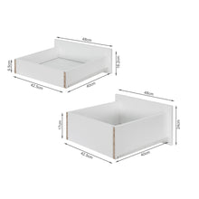 Load image into Gallery viewer, Karter Computer Desk with Drawers - White