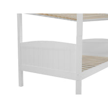 Load image into Gallery viewer, Annan Single Wooden Bunk Bed Frame - White