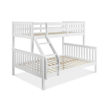 Load image into Gallery viewer, Dome Wooden Triple Bunk Bed - White