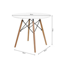 Load image into Gallery viewer, Cena Dining Table Round 90 x 76 cm - White