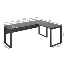 Load image into Gallery viewer, Nakia Computer Corner Desk - Black