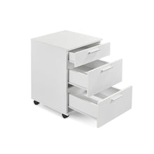 Load image into Gallery viewer, Nakia 3 Drawer Filing Cabinet - White