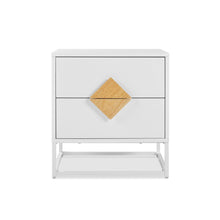 Load image into Gallery viewer, Alaska Wooden Bedside Table - White