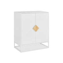Load image into Gallery viewer, Alaska Wooden 2 Door Cabinet - White