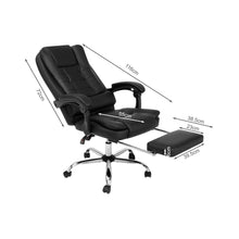 Load image into Gallery viewer, Dois Office Chair with Footrest - Black