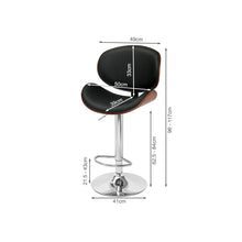 Load image into Gallery viewer, Foti Swivel Bar Stool - Black