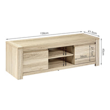 Load image into Gallery viewer, Borneo 1.4m Entertainment Unit - Oak