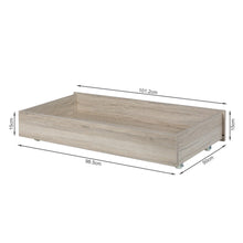 Load image into Gallery viewer, Borneo Queen Storage Bed - Oak