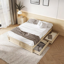 Load image into Gallery viewer, Borneo Queen Storage Bed - Oak