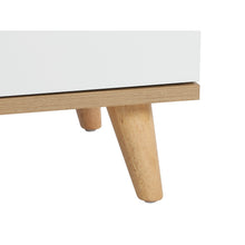Load image into Gallery viewer, Hudson Wooden Bedside Table  - White