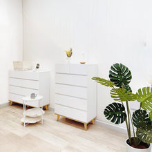 Load image into Gallery viewer, Hudson 6 Drawers Tallboy - White