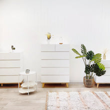Load image into Gallery viewer, Hudson 6 Drawers Tallboy - White