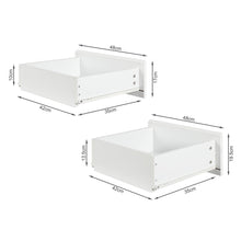 Load image into Gallery viewer, Hudson Wooden Slim Tallboy 6 Drawers - White
