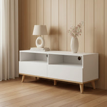 Load image into Gallery viewer, Hudson 1.3M Entertainment Unit - White