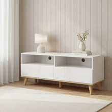 Load image into Gallery viewer, Hudson 1.3M Entertainment Unit - White