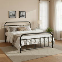 Load image into Gallery viewer, Taylor Double Metal Bed Frame - Black