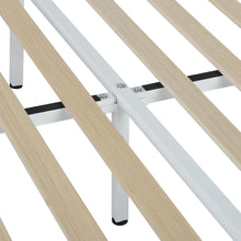 Load image into Gallery viewer, Manaia Double Metal Bed Frame - White