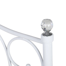 Load image into Gallery viewer, Manaia Double Metal Bed Frame - White
