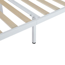 Load image into Gallery viewer, Manaia Double Metal Bed Frame - White
