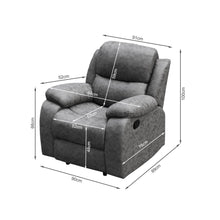 Load image into Gallery viewer, Wilson Manual Recliner Chair - Grey