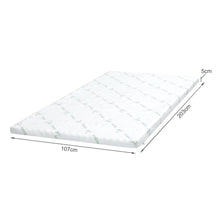 Load image into Gallery viewer, Zonelux 5 Zone Gel Memory Foam Mattress Topper - King Single