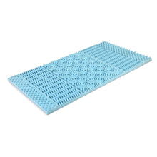 Load image into Gallery viewer, Zonelux 5 Zone Gel Memory Foam Mattress Topper - King Single