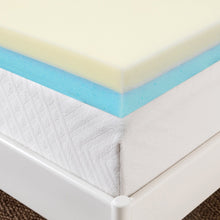 Load image into Gallery viewer, Dream Flip Dual Sided Memory Foam Mattress Topper - Queen