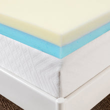Load image into Gallery viewer, Dream Flip Dual Sided Memory Foam Mattress Topper - King
